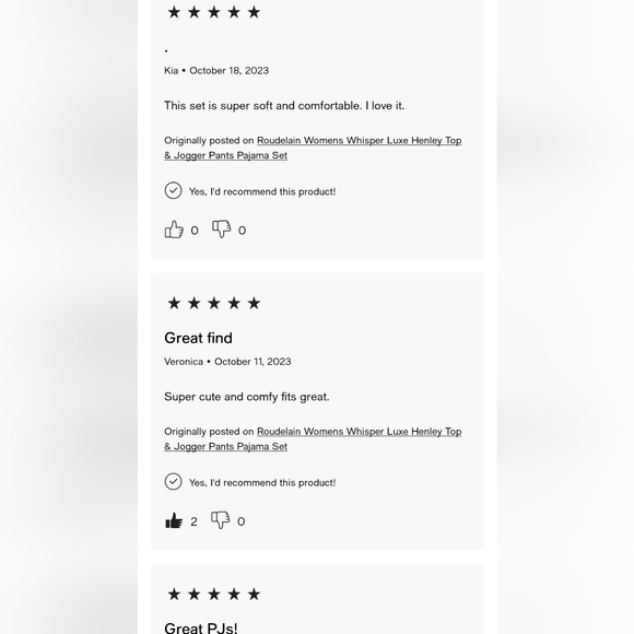 🛍️🆕🧸 ROUDELAIN| ULTRA SOFT 2-PIECE PAJAMA SET IN MAUVE MIST VARIOUS SI - Picture 5 of 14